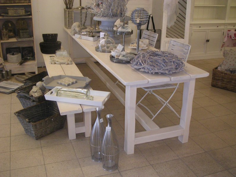 Langetafel.com , wittetafel lange witte tafel kloostertafels ... Smalle lange tafel