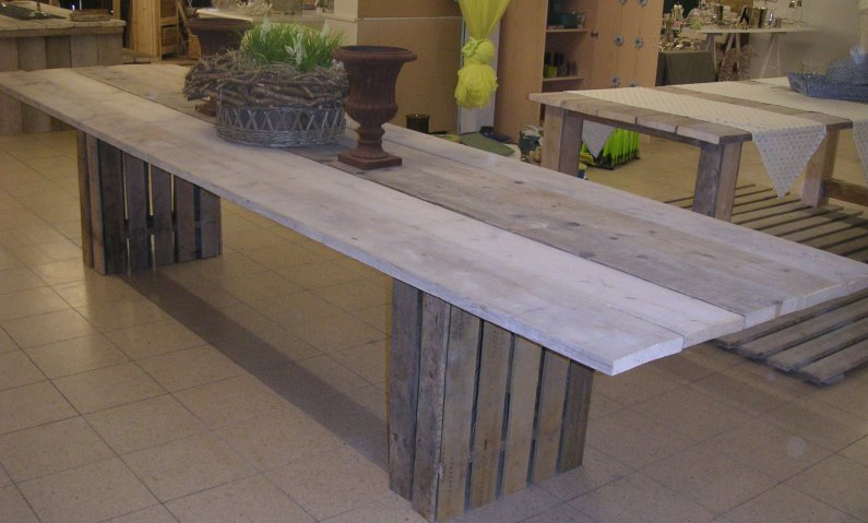 Skim Ruwe slaap onderwijzen Kloostertafel.eu, Wittetafel Lange Witte tafel Kloostertafels,  woonkeukentafels